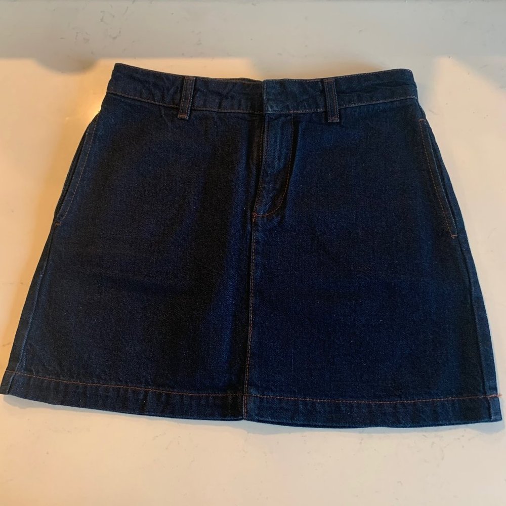 BDG Dark Denim Skirt